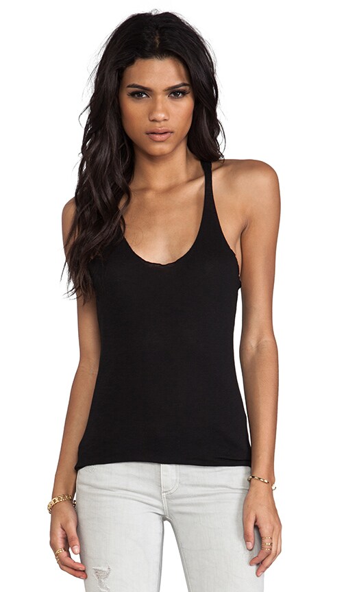 Luxe Slub Scoop Neck Racerback Tank