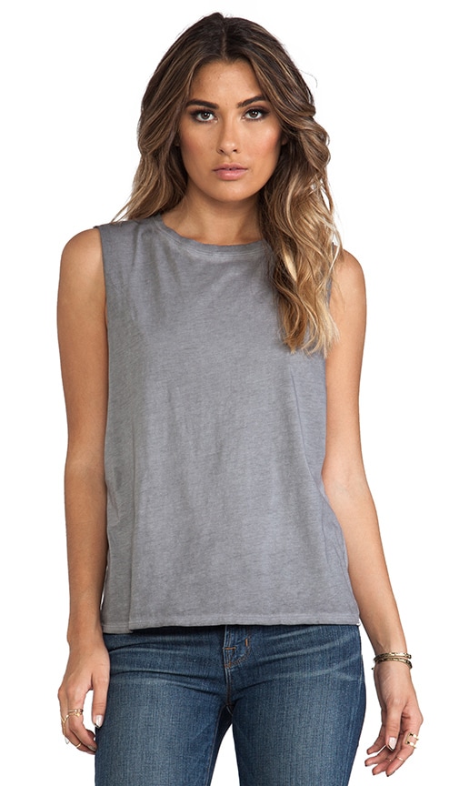 Sunfaded Jersey Dropped Armhole Tank