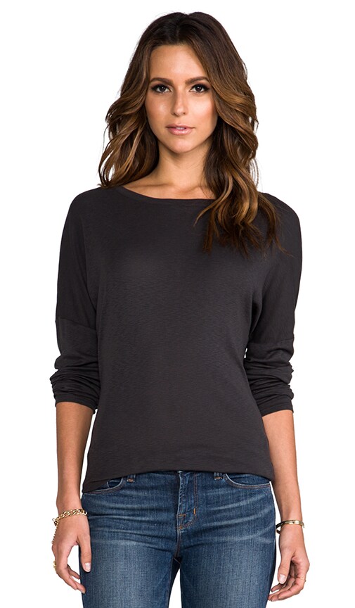 Long Sleeve Boat Neck Tee