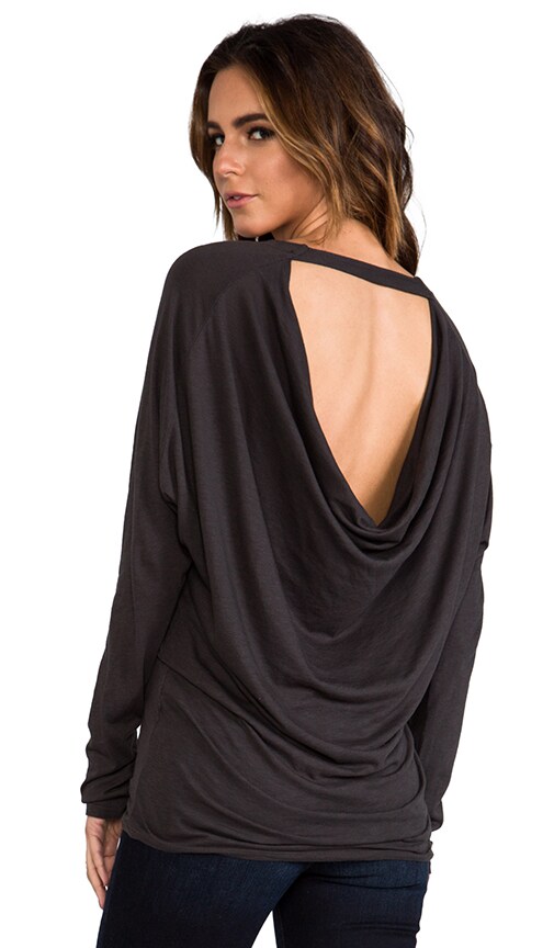 Open Drape Back Top