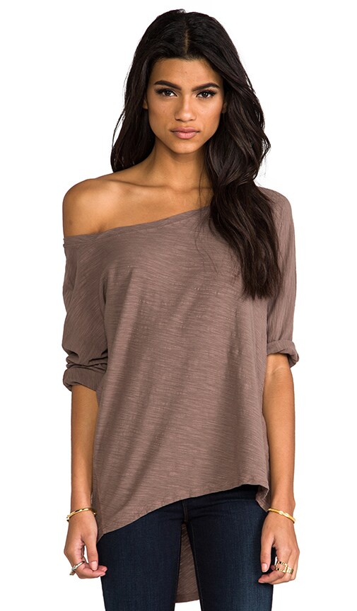 Hi-Low Boatneck Tee