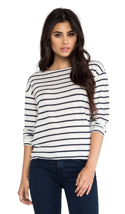 Long Sleeve Boat Neck Tee