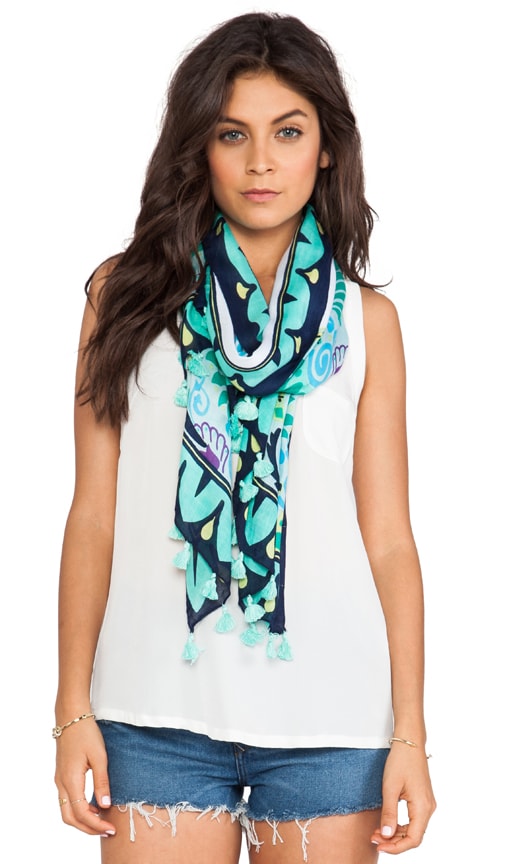 Palm & Paisley Scarf
