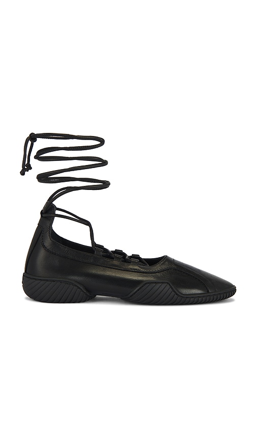 Averie Lace Brogues Flat in Black. - size 40 (also in 36, 37, 38, 39, 41)