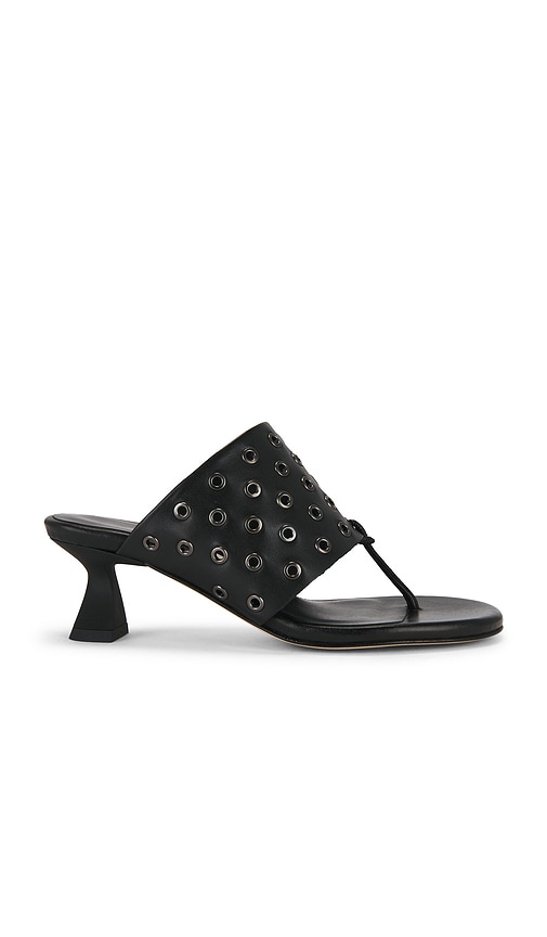 Miista Cedella Eyelets Sandal in Black. - size 37 (also in 38)