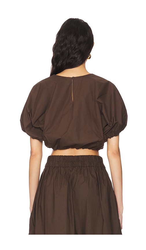  Mikoh Oberteil Opihi In Brown. Größe 2/m. Also In 3/l. 