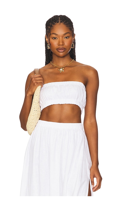 Marlien Top in White. - size 3/L (also in 1/S, 2/M)