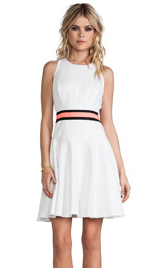 Shimmer Linen Circle Dress