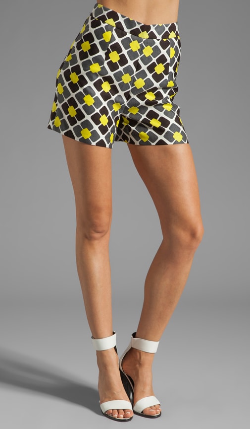 Anna Tile Print on Silk Linen Kelsey Short