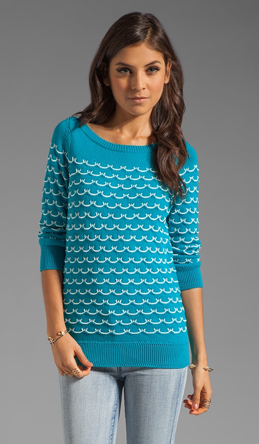 November Knit Sailor Stitch Sweater