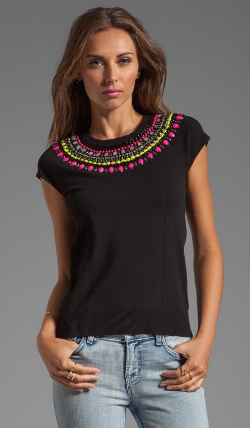 June Knits Catherine Beaded Sweater