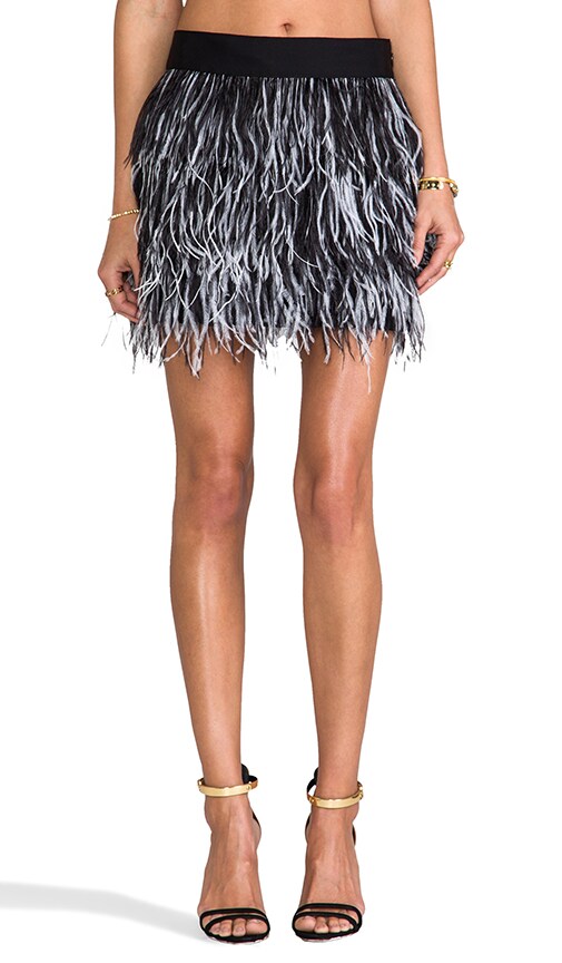 Cocktail Ostrich Fringe Skirt