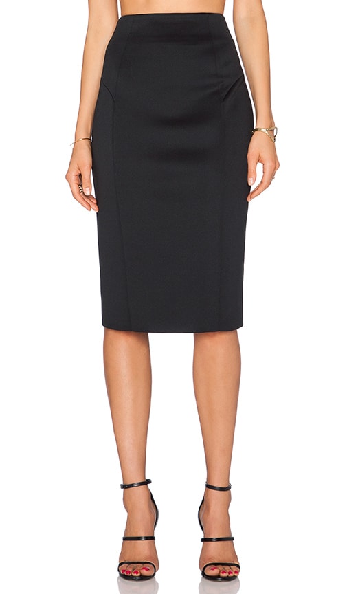 Tech High Waisted Pencil Skirt