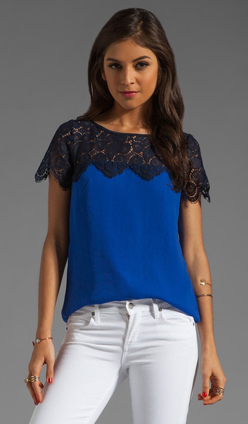 Begonia Scallop Lace Mila Top