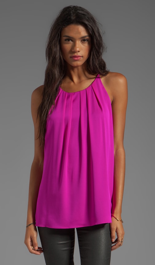 Stretch Silk Crepe Gwen Fly-Away Tank