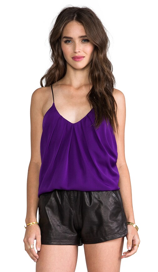 Stretch Silk Crepe Tank