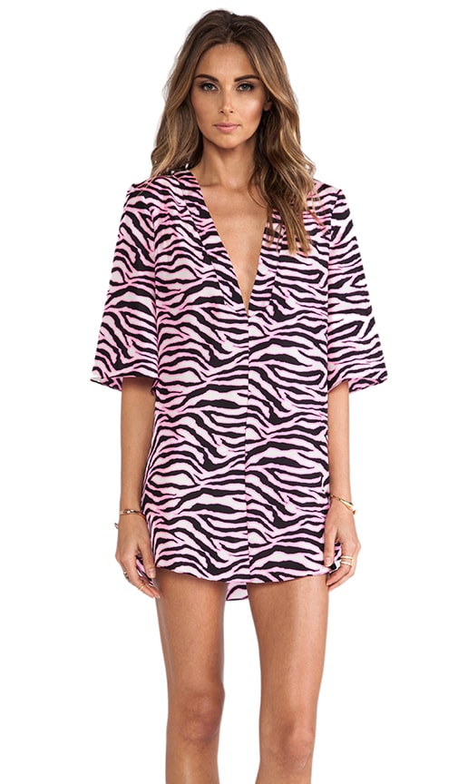Capella Deep V Neck Tunic Dress