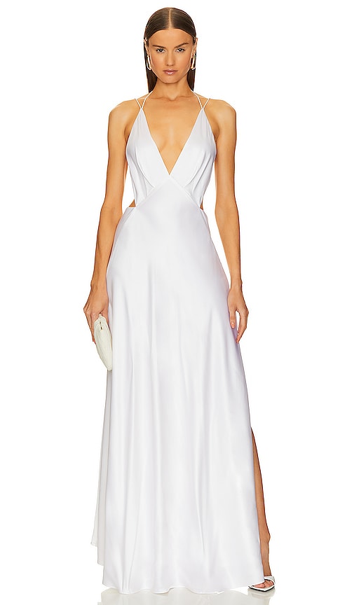 Michael Lo Sordo Tash Gown in White