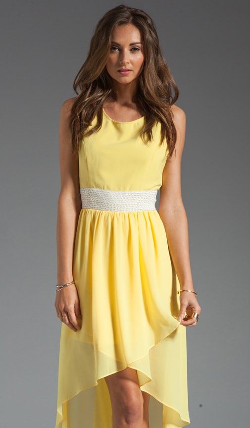 Sleeveless Hi Low Dress