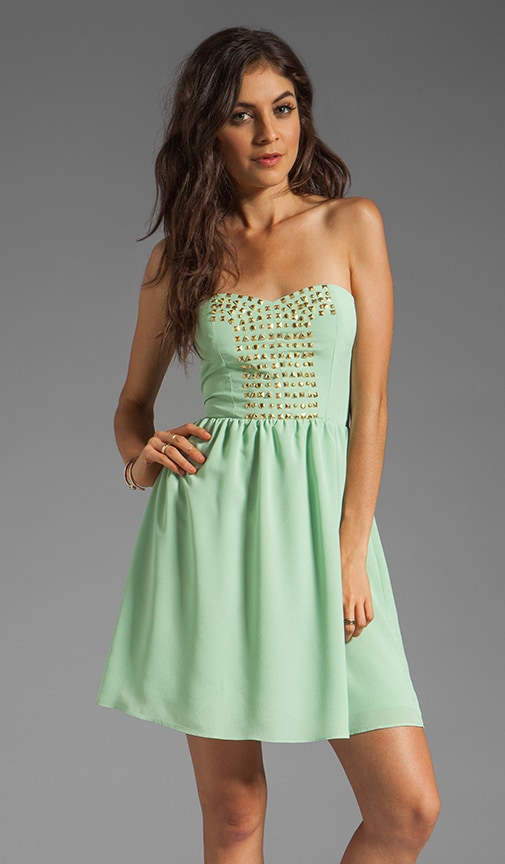 Strapless Dress With Studs