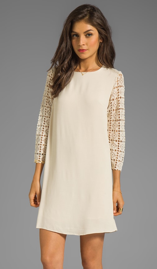 Long Sleeve Dress with Lace Sleeve