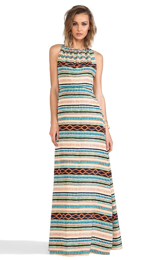 Tribal Stripe Maxi Dress