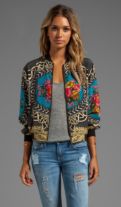 Printed Varsity Jacket