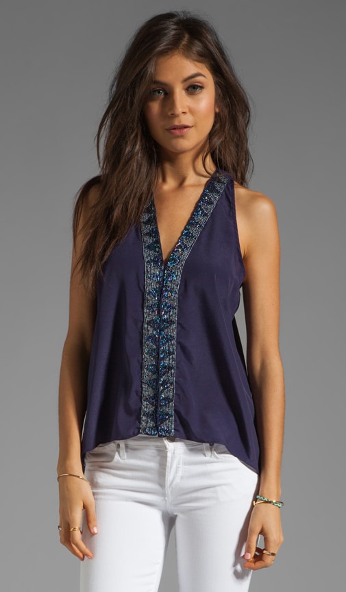 Racerback Beaded Tank