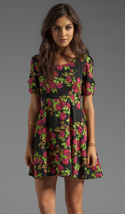 Queen of Hearts Short Sleeve Dress