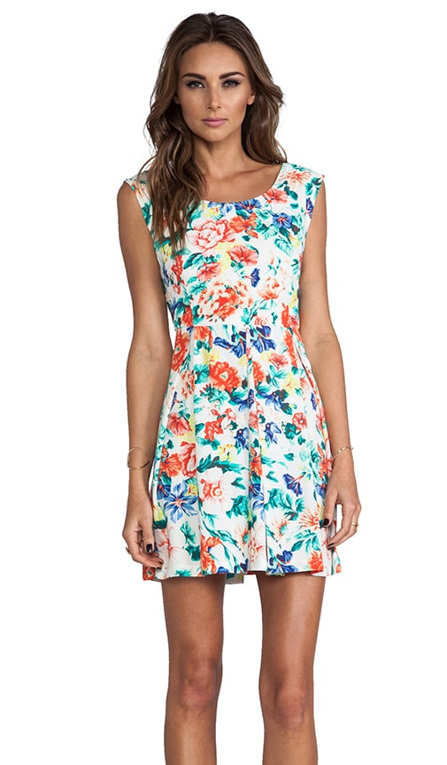 Flower Crush Box Pleat Dress