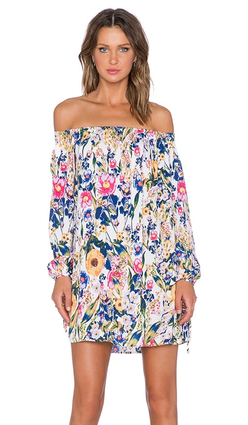Smells Like Summer Off the Shoulder Mini Dress