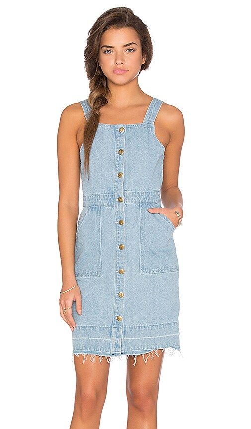 minkpink denim dress