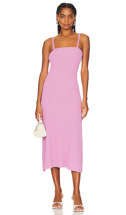 Shop Minkpink Lovita Knit Midi Dress In Lavender