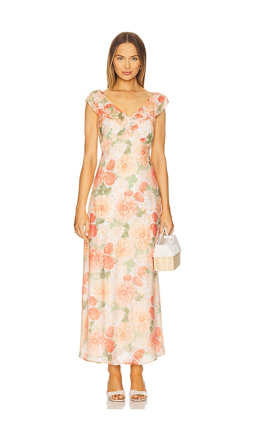 Aida Frill Maxi Dress