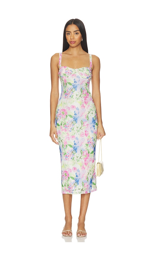 MINKPINK Celina Mesh Midi Dress