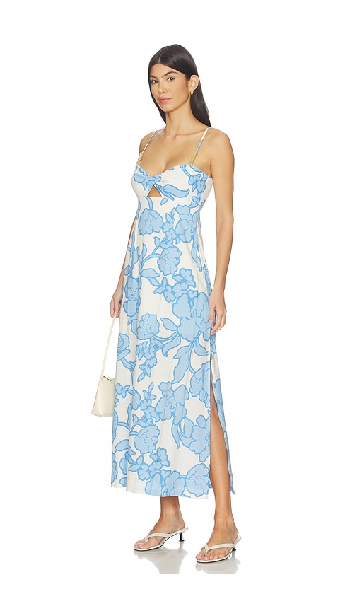 MINKPINK Alessia Twist Front Midi Dress