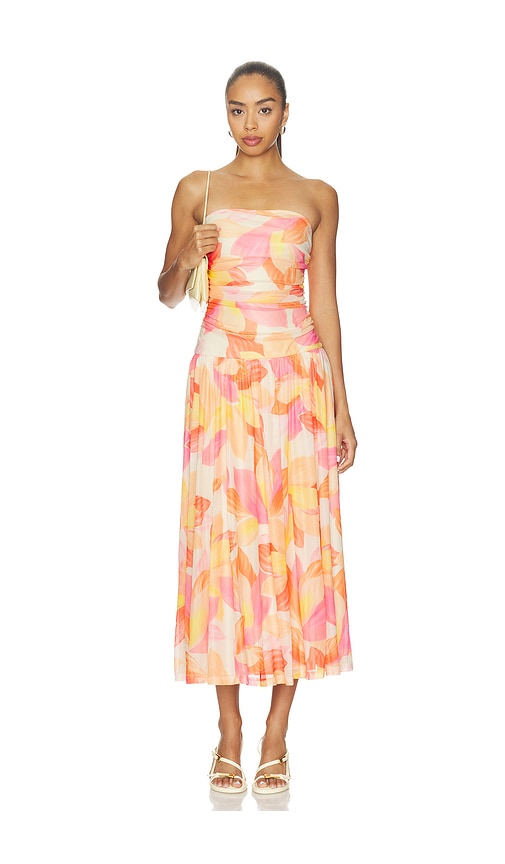 Minkpink Solana Mesh Midi Dress