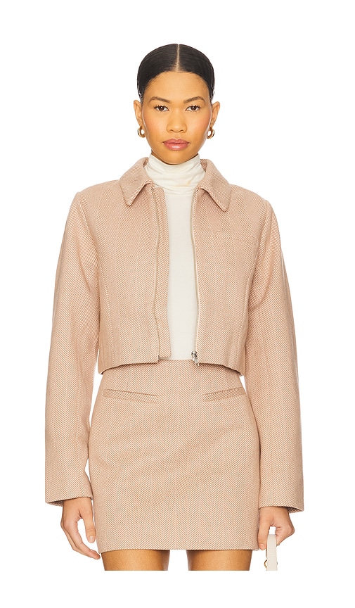 Valeria Crop Jacket in . - size L (also in M, S, XL, XS) - MINKPINK - Modalova