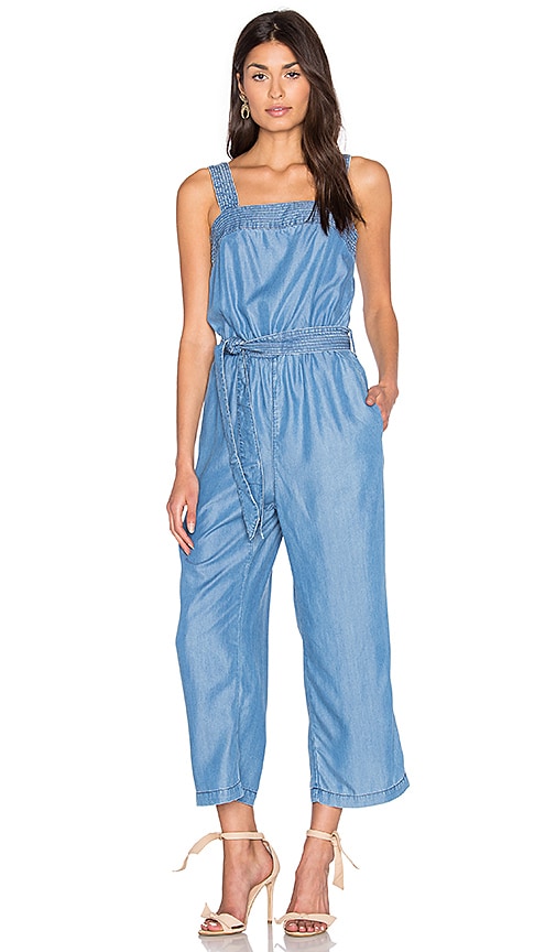 minkpink denim jumpsuit