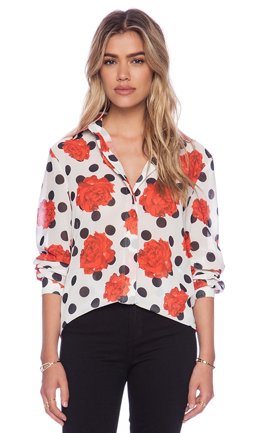Falling Rose Blouse