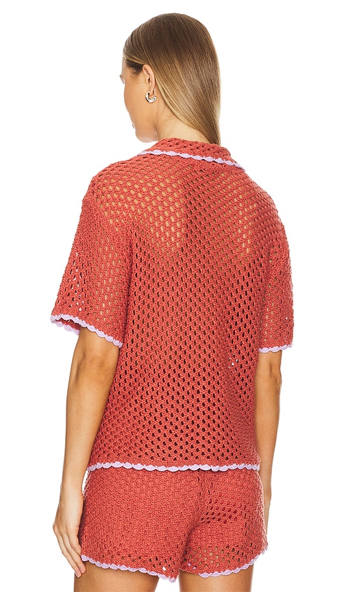  Minkpink Oberteil Mit Kurzer Knopfleiste Carver In Rust. Größe M. Also In Xl/1x. 