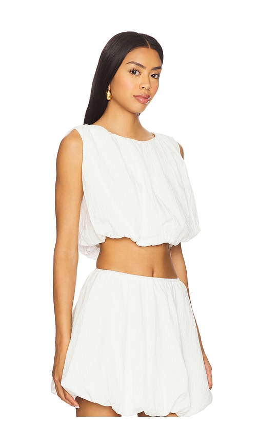 MINKPINK ALEXA BUBBLE CROP TOP