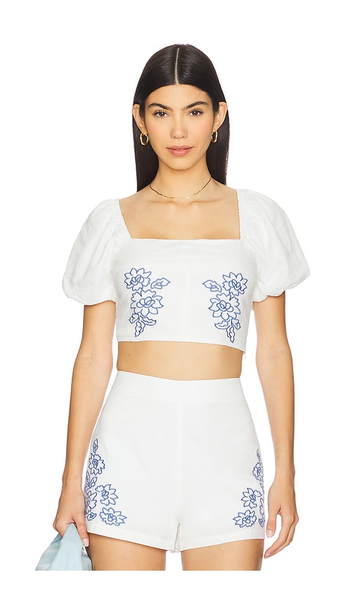TOP BRODÉ SONNET in . Size M, S, XL, XS - MINKPINK - Modalova