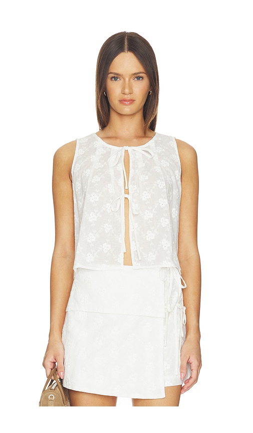 MINKPINK Anisa Embriodered Top
