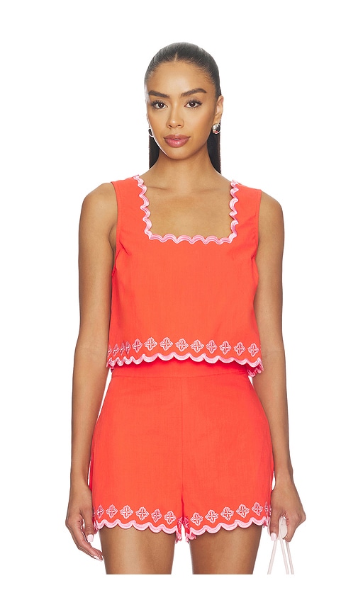 MINKPINK Amaya Embroidered Top