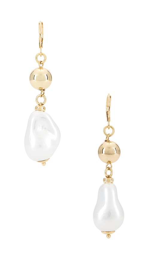  Maison Irem Ohrringe Ann In Metallic Gold. 