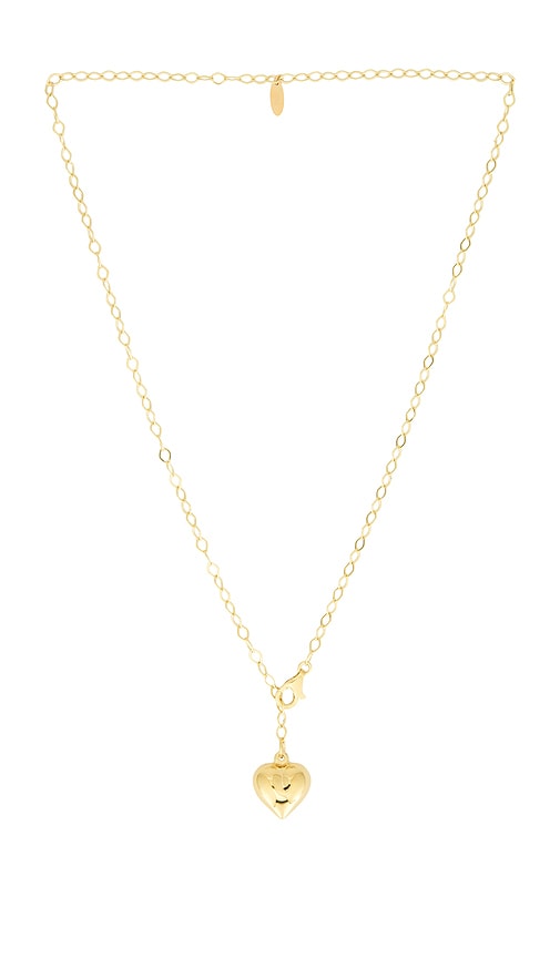 Seleni Necklace in Metallic Gold.