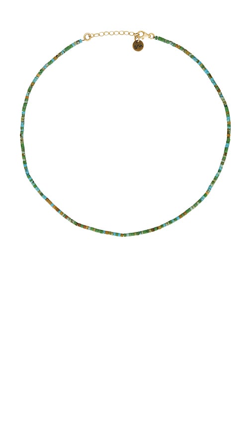 Maison Irem Toby Necklace In Green