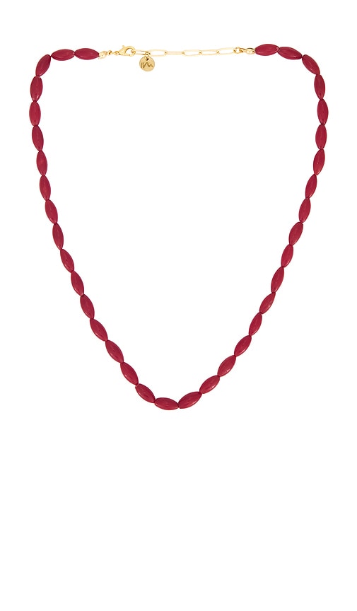 Maison Irem Tidey Necklace In Red