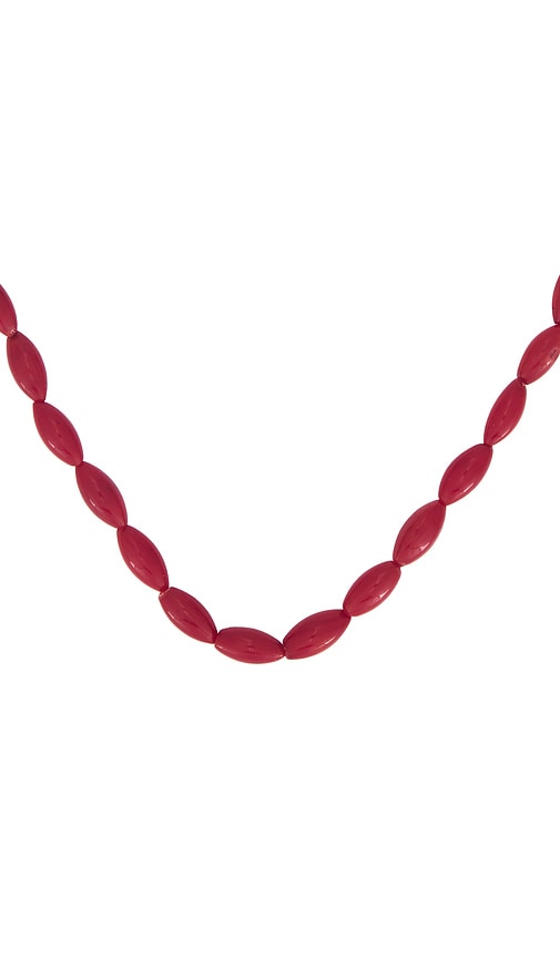 Maison Irem Tidey Necklace In Red